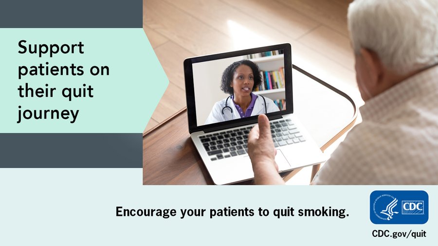 CDC Tobacco Free on Twitter "Spread that FridayFeeling by encouraging patients to quit smoking