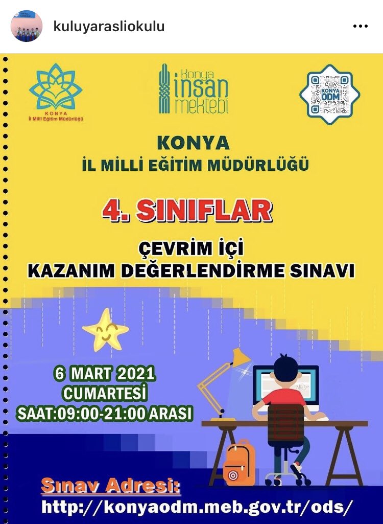 4. Sınıf öğrencilerimizin dikkatine !!
<a href="/ziyaselcuk/">Ziya Selçuk</a> 
<a href="/SeyitAliBuyuk/">Seyit Ali Büyük</a>
<a href="/servetal61/">Servet ALTUNTAŞ</a> 
<a href="/AliKemalEker1/">AliKemalEker</a> 
<a href="/kuluilcemem/">Kulu İlçe Millî Eğitim Müdürlüğü</a>
