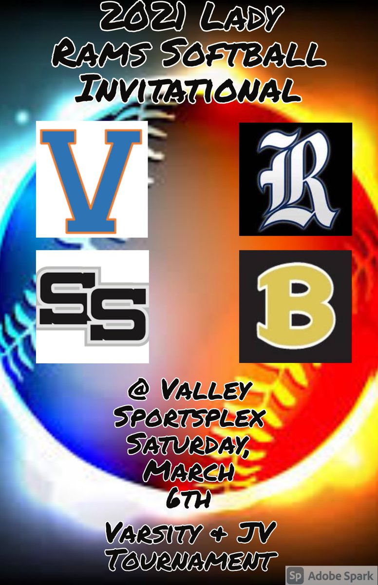 VHSsoftball20's tweet photo. 2021 Lady Rams Invitational https://t.co/Q5l2g8QGOz