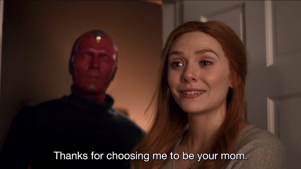 wonderukme2's tweet photo. Wanda:"Muchachos, gracias por elegirme como su mamá”
Yo: ... #WandaVision #WandaVisionFinale https://t.co/YHoOt2acFr