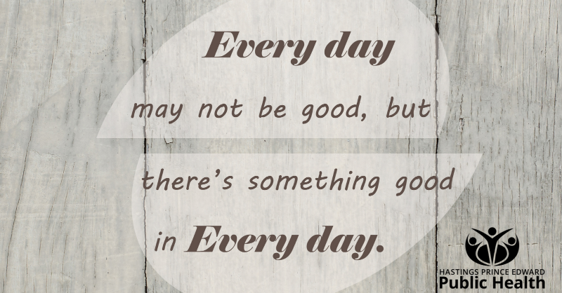 HPEPublicHealth's tweet photo. What is good about your day today? https://t.co/LYt2WSXyQo
