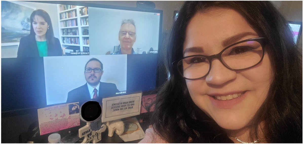 ESC1ProjectRISE's tweet photo. Our very own Feli Salinas “meeting” with John Hattie at the 2021 NIET Conference. We continue to add to our toolbox to bring RGV educators the most up to date state and national information. #NIET2021 https://t.co/YOnbuTfkbr
