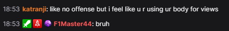 I've officially made it as a streamer.