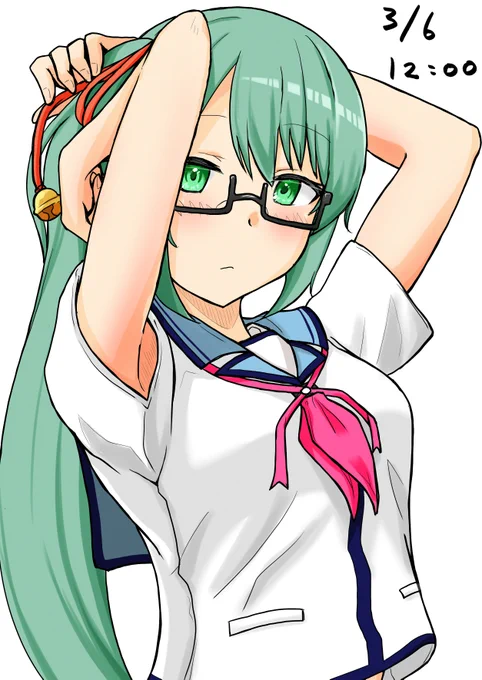 AB制服でボス。
本日3月6日(土)の配信は12時より!
#神楽すず 
#すずあーと 