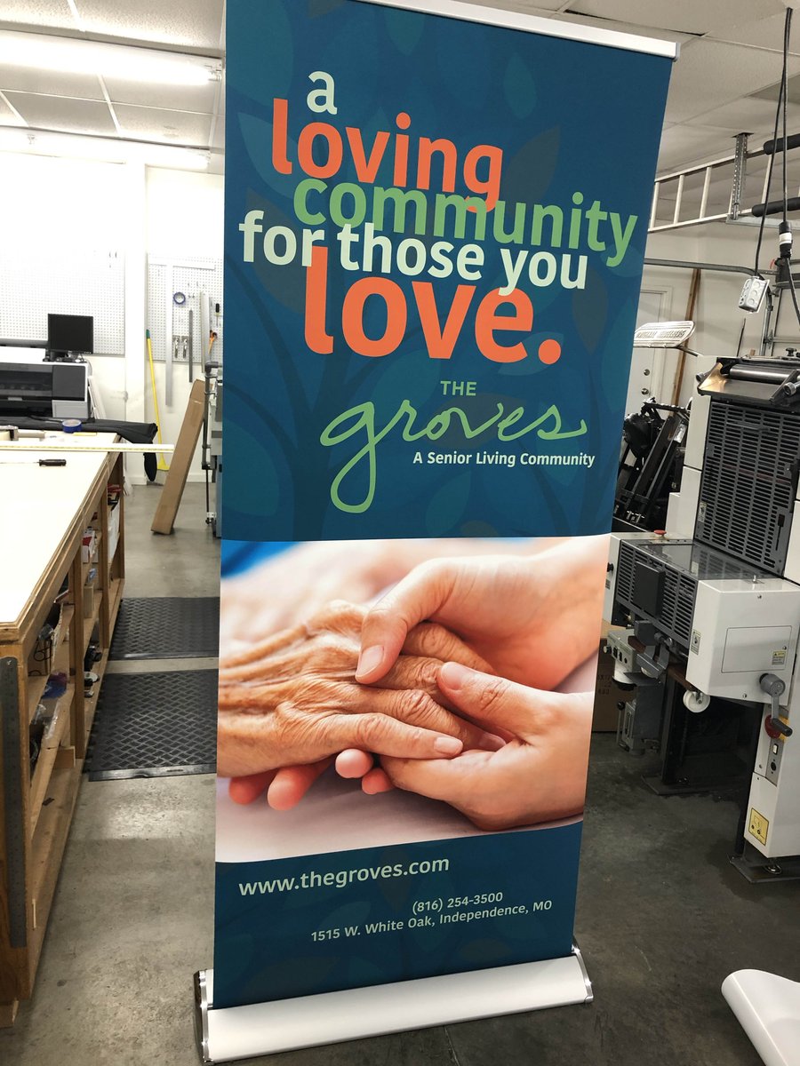 PrintGraphicsKC's tweet image. Did you know we help clients with more than just printing?

When the Groves Senior Living Community needed to update their capabilities brochure, we delivered a branded concept that spans all their marketing materials.