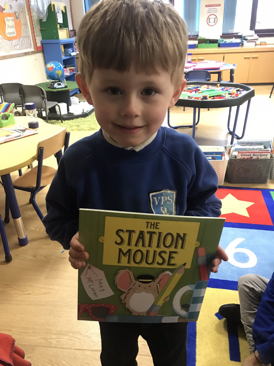 MrsLilleyVPS's tweet photo. This superstar won the prize for his vegetable version of the Mr Men ☺️ and and and! We won a class prize for having so many fabulous entries- a copy of Geronimo by David Walliams for our class library! ☺️📚💕 https://t.co/ZjxcgG5U9Y