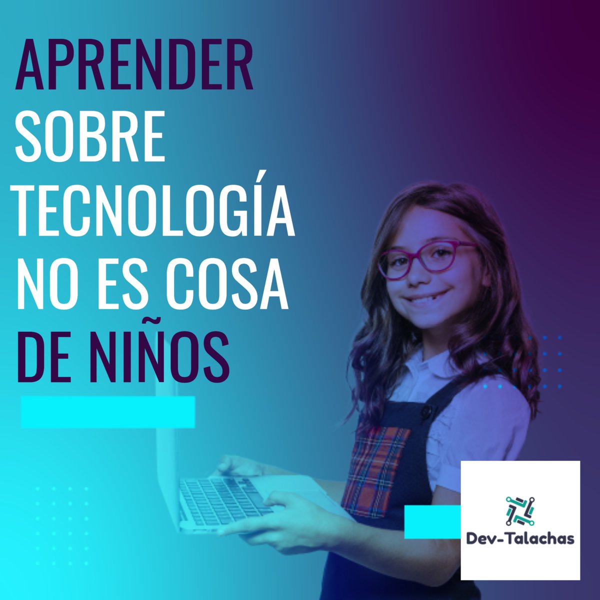 DevTalachas's tweet image. Aprender sobre tecnología no solo es cosa de niños, siempre es momento de aprender algo nuevo y nunca detenerse en el intento😋
#talacheandocodigo #develop #web #marketing