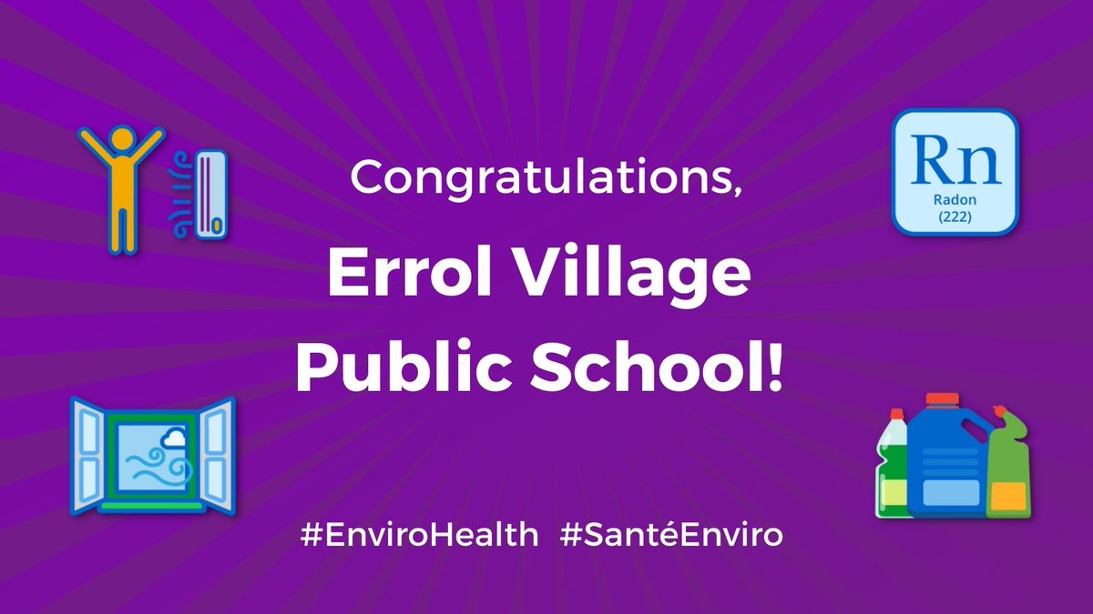 Wow! You've learned a lot about our new environmental health action! Thanks to all who shared their knowledge with us and entered our contest to win an Ecoschools microgrant. Congratulations to <a href="/errolenv/">Alison 🏳️‍🌈🇨🇦🇺🇦🕊</a> from <a href="/ErrolVillagePS/">Errol Village School</a>!
#EnviroHealth