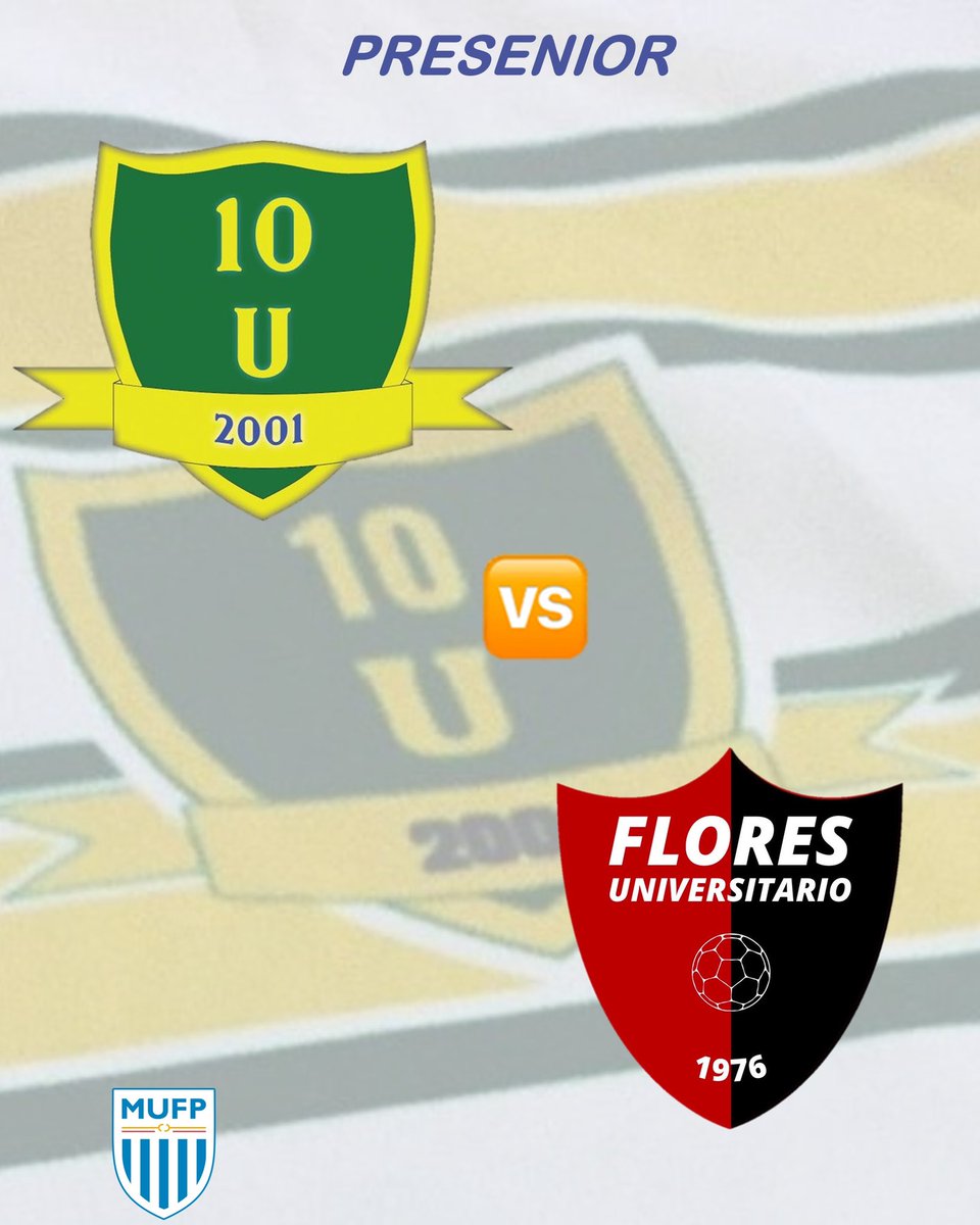 #Amistoso
🗓Sábado 06/03
🆚<a href="/elfloresnobaja/">Flores Universitario</a> 
⏱09:00hs
📍Complejo Deportivo Enrique Castro