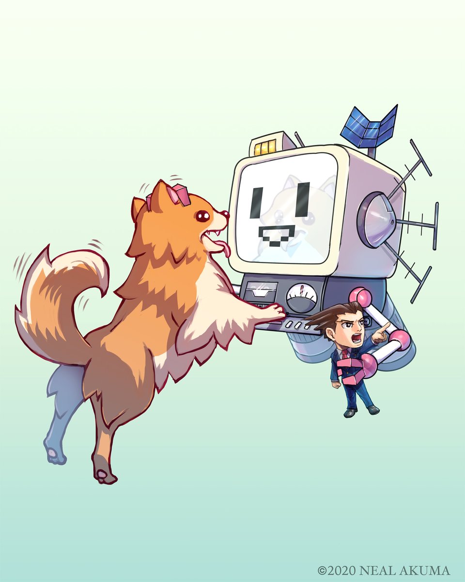 NealAkuma's tweet photo. @MurderByNumb3rs One of my favorite games from last year! Some MBN / Ghost Trick fan art I drew after beating it. https://t.co/JcfHgugLdx