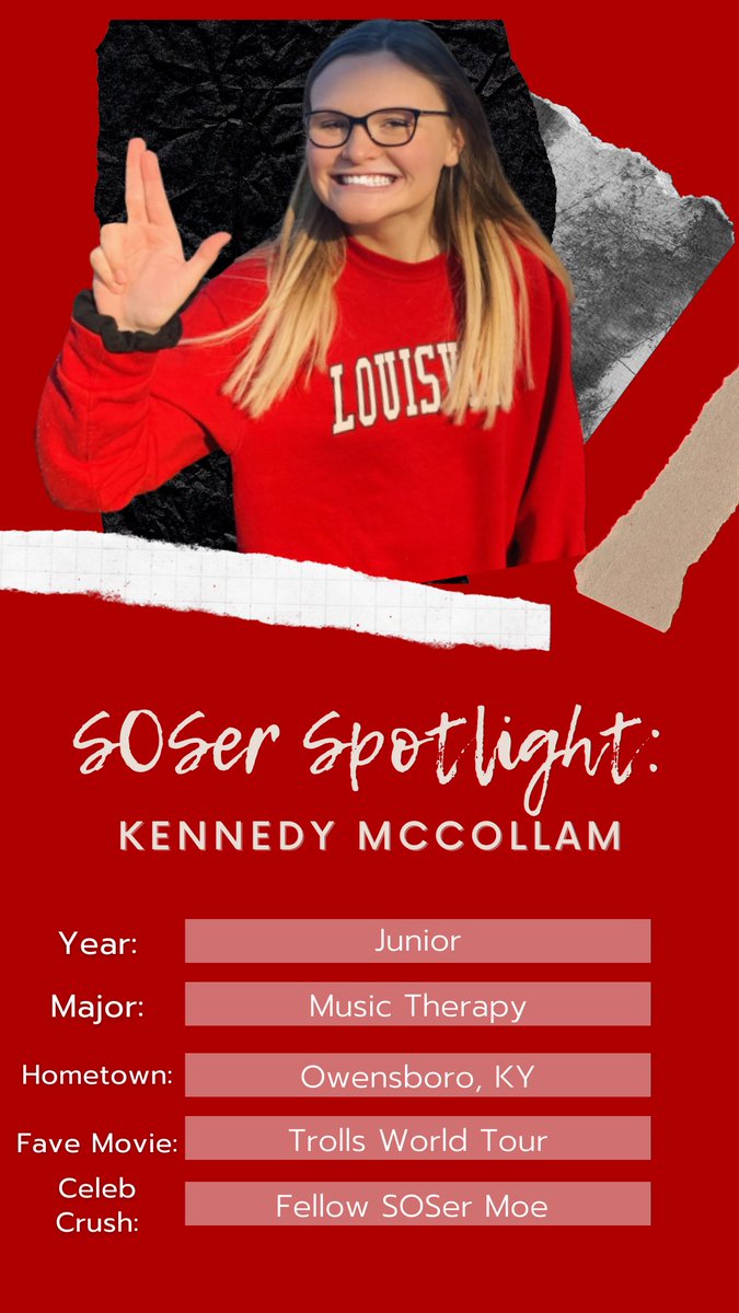 Get to know our 2021 SOSers with our weekly SOSer Spotlights! This week we are shining the spotlight on SOSer Kennedy.