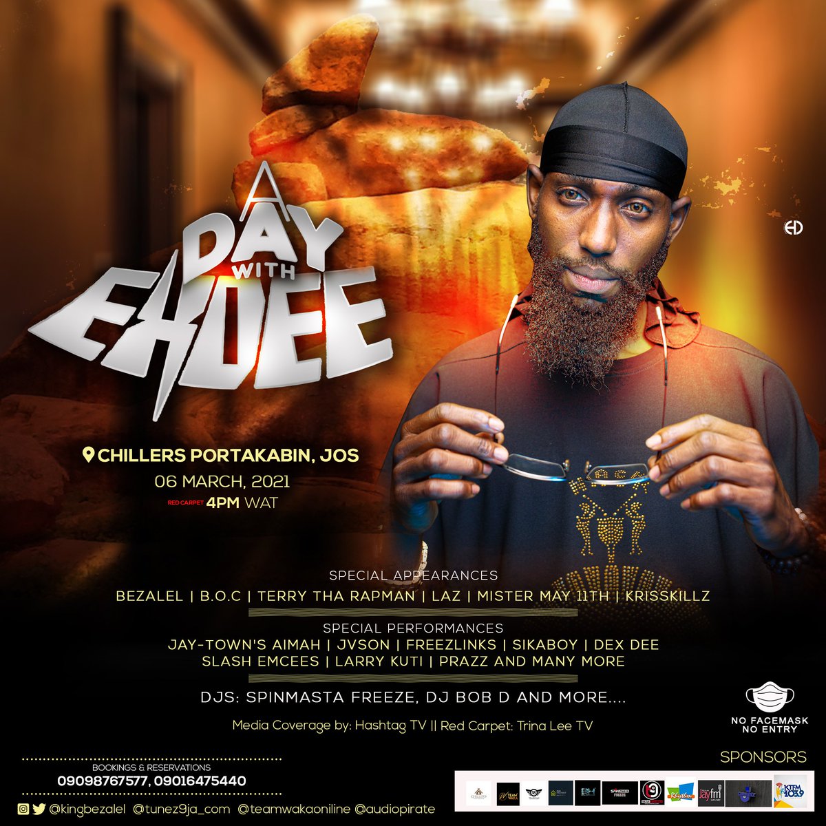 Ni_Shija's tweet photo. _*Giveaway! Giveaway!! Giveaway!!!*_
1st 5 People to follow
β¬οΈβ¬οΈβ¬οΈ
RETWEET WITH HASHTAG #ADayWithExdee
@Exxdee
@audiopirate
on all social media will have FREE ENTRY SLOT TO THIS EVENT.
SEND SCREENSHOT OF PROOF TO 07068223126 TO CLAIM YOUR TICKET https://t.co/wsAnTE7LYY https://t.co/dIhSocxGCW