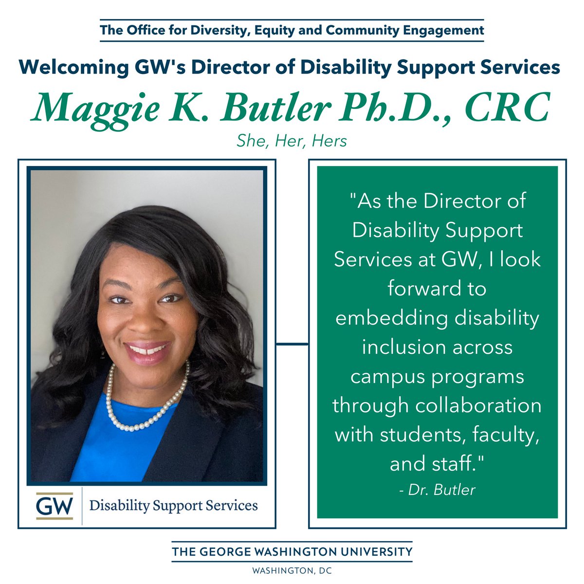 GW Diversity, Equity & Community Engagement tweet media