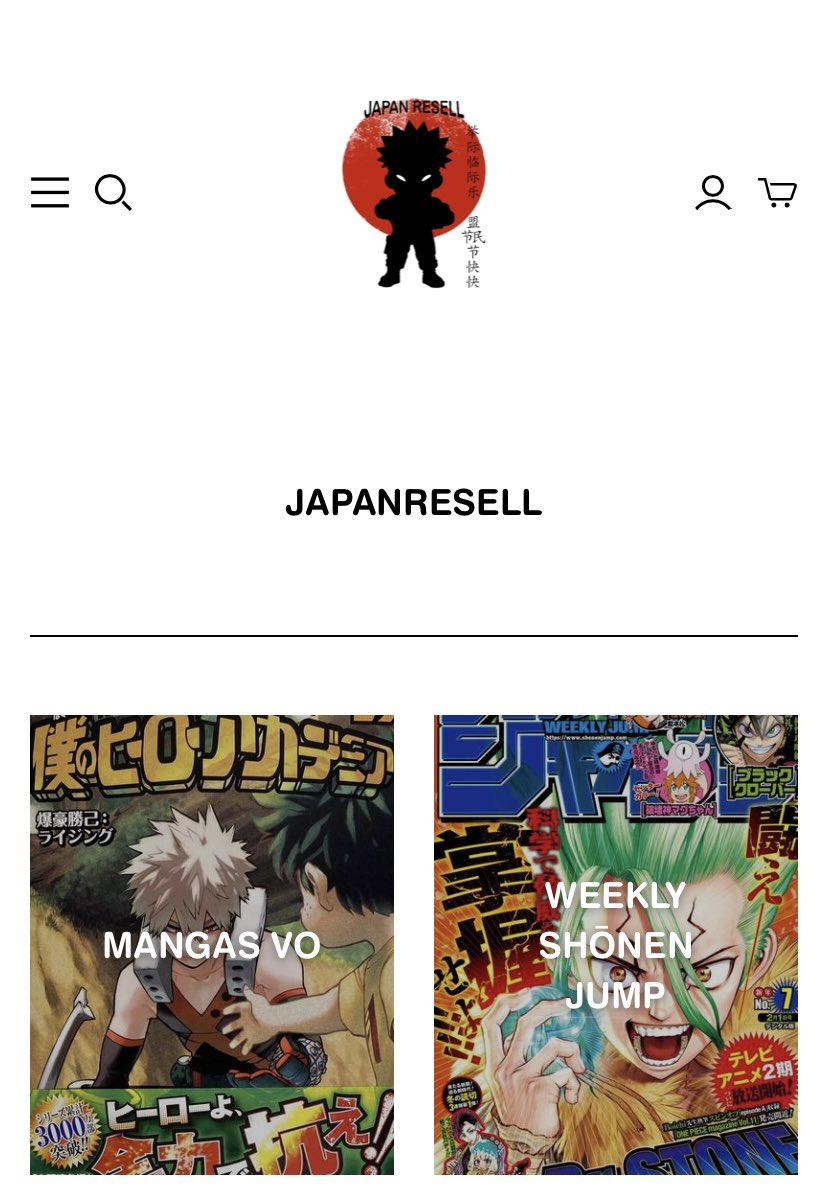 Manga VO– JapanResell