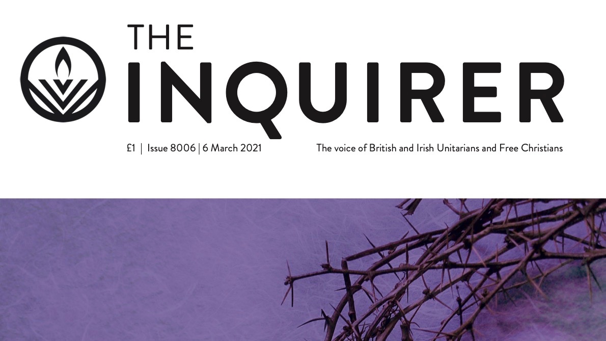 This week’s Inquirer is out! 
We’ve got a #Unitarian approach to Lent.
Paul Lindsay Dawson calls on Unitarians to face up to slavers’ past. #reparations
Free to read, download or distribute here: inquirer.org.uk/pages/samples
Join the conversation!