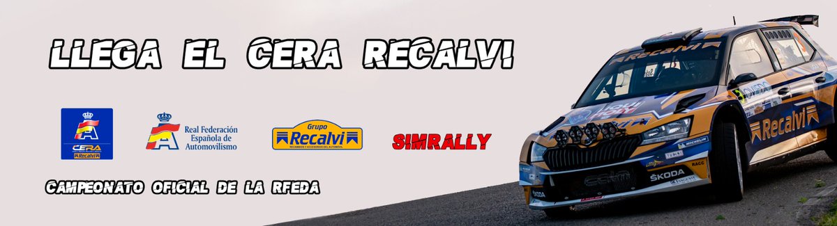 ¡Os presentamos los campeonatos de la <a href="/RFEdeA/">Real Federación Española de Automovilismo</a> que desde SIMRALLY haremos este 2021! 🏆

➡️ CERA - Recalvi

➡️ CERVH (Campeonato de España de Rallys para Vehículos Históricos).

¡Y estos no serán los únicos campeonatos oficiales que hagamos! En los próximos días, desvelamos más 😋