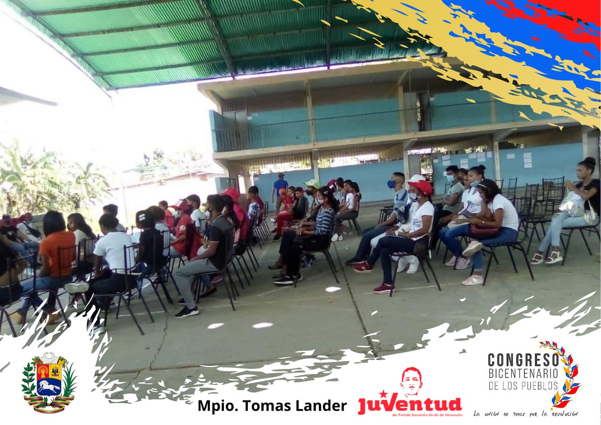JuventudLander's tweet photo. #Enterate, la juventud del munipio tomas lander, llevo a cabo la asamble del congreso bicentenario de los pueblos - capitulo juventud. donde se realizaron mesa de debate para asi seguir con el legado de nuestro conmandante Chavez. #ChavezAhoraYSiempre https://t.co/aocJwl7XSW