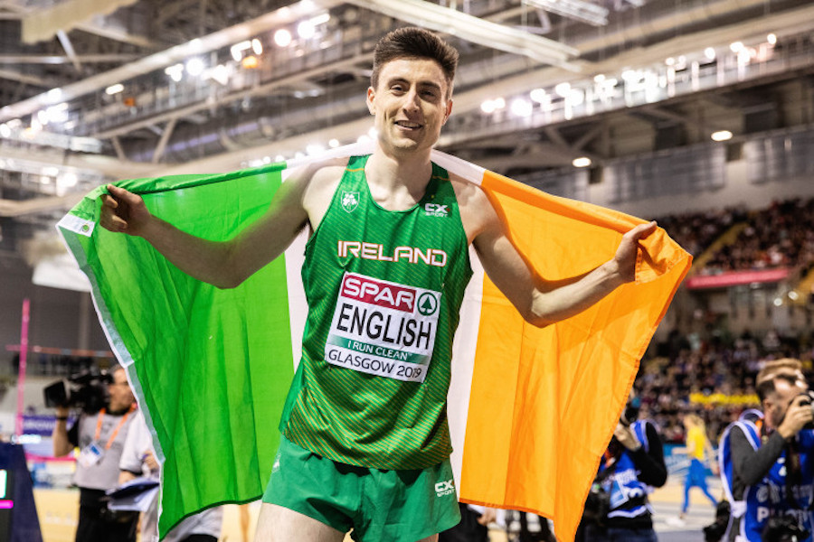 Mark English survives a stumble to reach European Indoor semi final