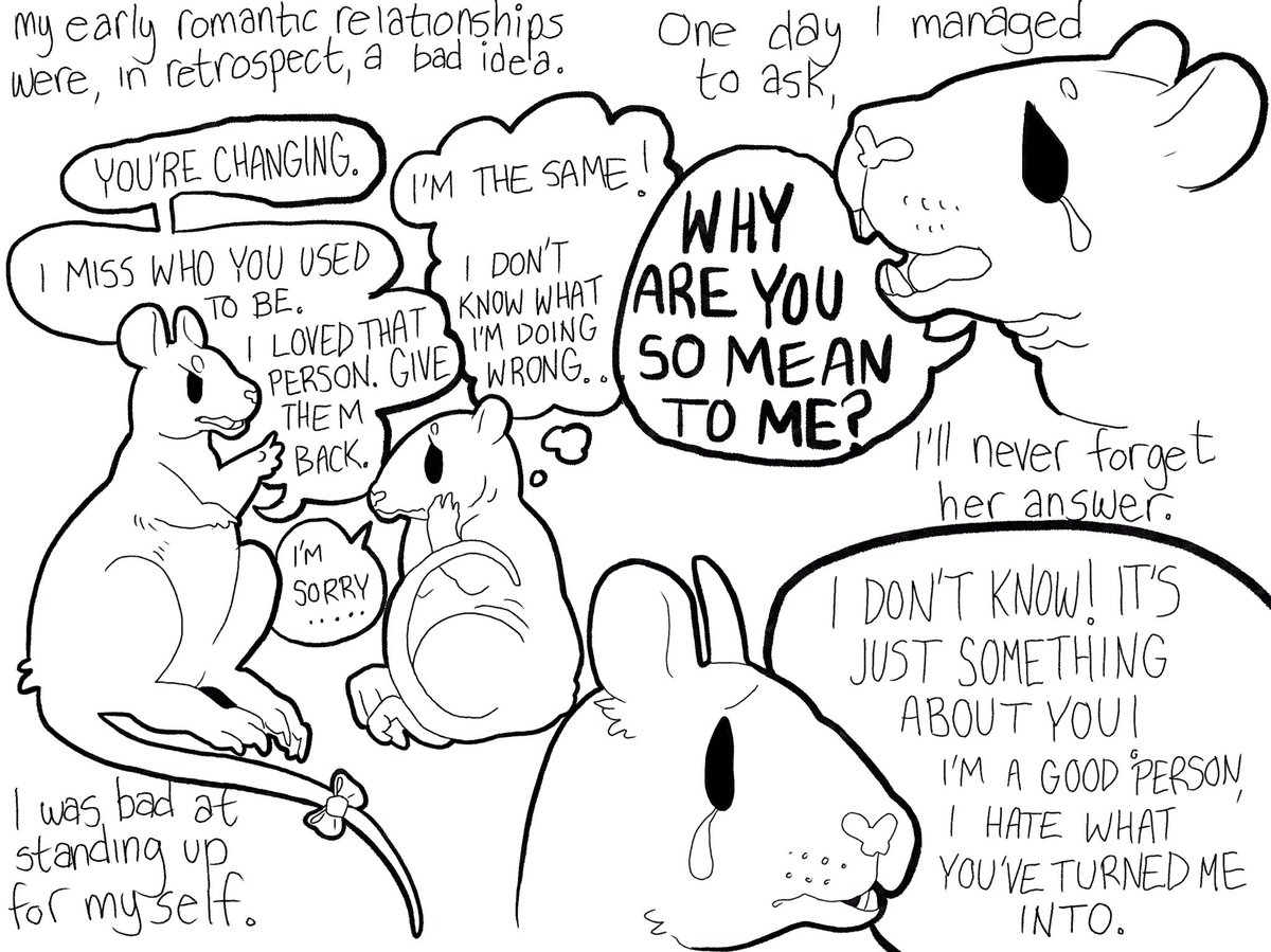 SNOUTSOFT's tweet photo. cw abuse ???
a little vent comic
1/2 https://t.co/PovwnrZaln