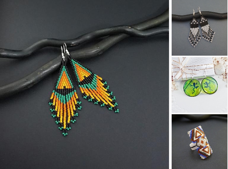 gal_iga's tweet photo. Native Beaded Earrings, Statement, Tribal, Bohemian, https://t.co/uOrjrZrioN #jewelry #earrings https://t.co/i7tsOrRVEa
