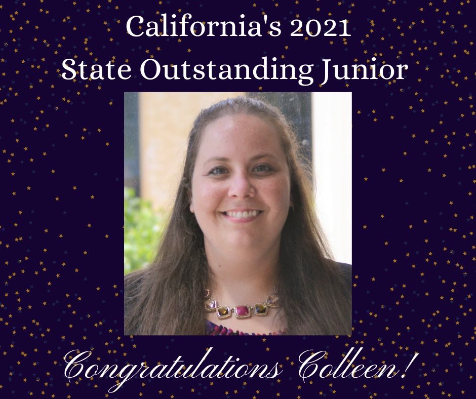 DARCovina's tweet photo. A big Congratulations to California State Outstanding Junior @CDragovich Colleen Dragovich of Covina Chapter!!! https://t.co/ma0FRD1s7c