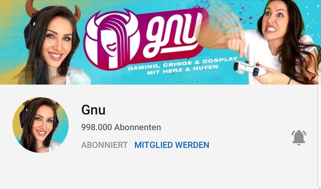 Bogicon's tweet photo. XFORCE SAMMELN ! 
Es sind "nur" noch 2000 Abos. Gönnt ihr die 1 Million 💛 da muss einfach jeder Support ran. 
#Youtube @Gnu_Official_ #Twitch #Gnuherde https://t.co/p8apoXu34D