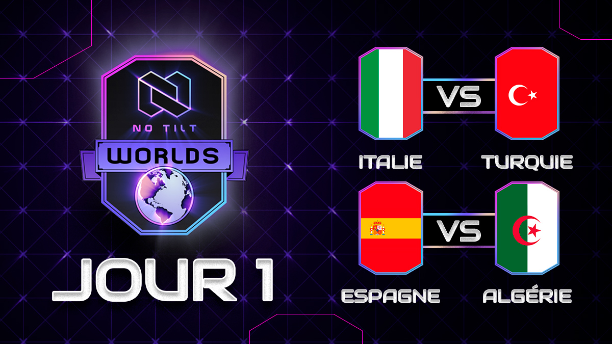 Coup d'envoi de la #NTWorlds🌐 Groupe E ⚔️

<a href="/NazionaleITACR/">Nazionale Italiana CR</a> 🇮🇹 vs 🇹🇷 <a href="/TeamTurkeyCR/">Team Turkey</a>
<a href="/clashroyaleSE/">Selección Española CR</a> 🇪🇸 vs 🇩🇿 <a href="/TeamALGERIA1/">Team ALGERIA</a>

📺 youtu.be/-8wD2yVFNHQ 🔴 EN DIRECT !
🎙️ @Big_benks