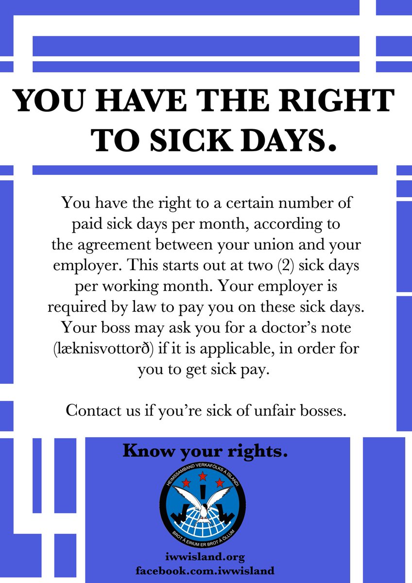 Know your rights! 
iwwisland.org/know-your-righ…