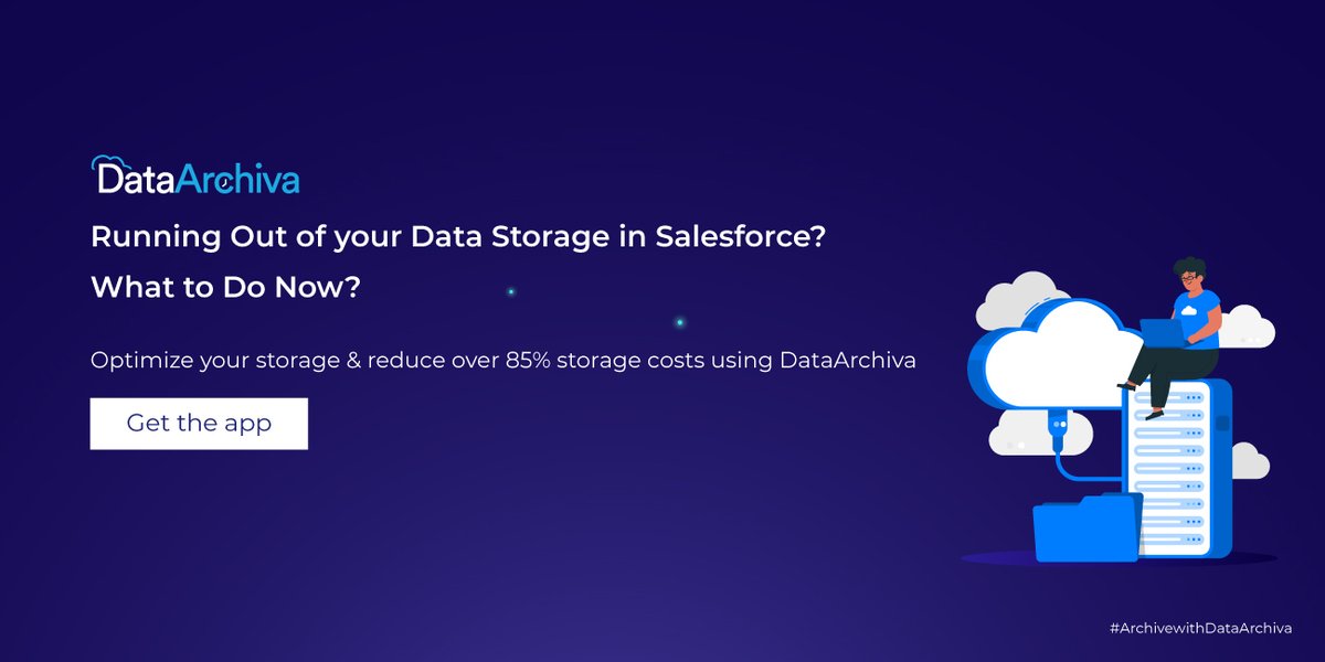 data_archiva's tweet photo. Better optimize your #Salesforce data storage without deleting a single record leveraging the power of enterprise #dataarchival. Find out how #DataArchiva can be your data management partner.
https://t.co/SwRCqhteQ4
#AppExchange #DataManagement #DataArchiving https://t.co/DmlrqnPbVe