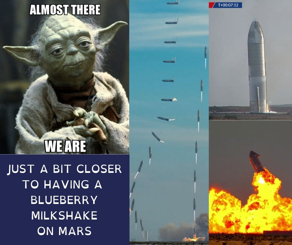 A little progress each day adds up to big results#instagramart #starship #mars