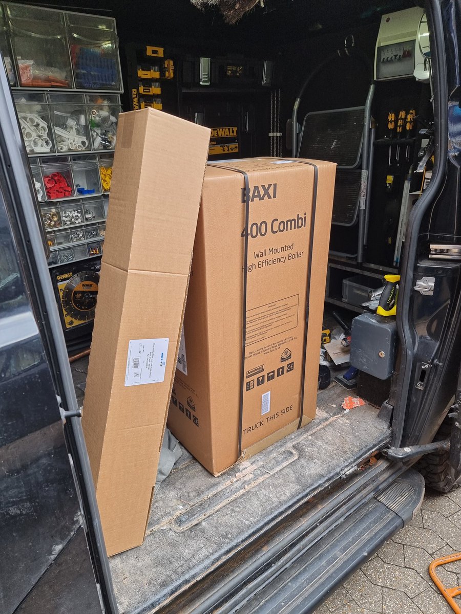Another <a href="/baxiboilers/">Baxi UK & Ireland</a> out the door today 👍 for Heating Innovations in Reading. Can't wait to see the end product