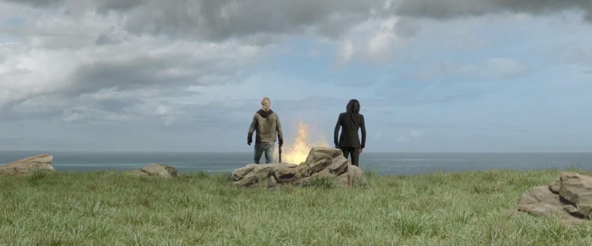 loventhunders's tweet photo. the asgardians making an entire memorial area for the rock odin died on and for the shards of mjolnir from when hela destroyed it in the thor: love and thunder set pics... someone check on them and see if they’re okay https://t.co/jpLKEPqFf9