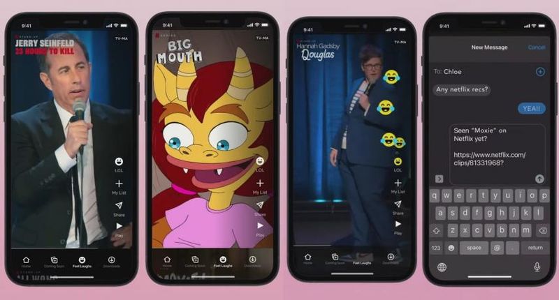 Planoinforma's tweet photo. ¿Será el fin de #TikTok? Llega #FastLaughs, una nueva función de @netflix para dispositivos móviles similar a la aplicación con una serie de clips ¿Qué contenido ofrecerá? ¿Cómo funciona? Aquí todo lo que sabe: https://t.co/5x8nHKmxSv
#Espectáculos https://t.co/7TTwMUXHIZ