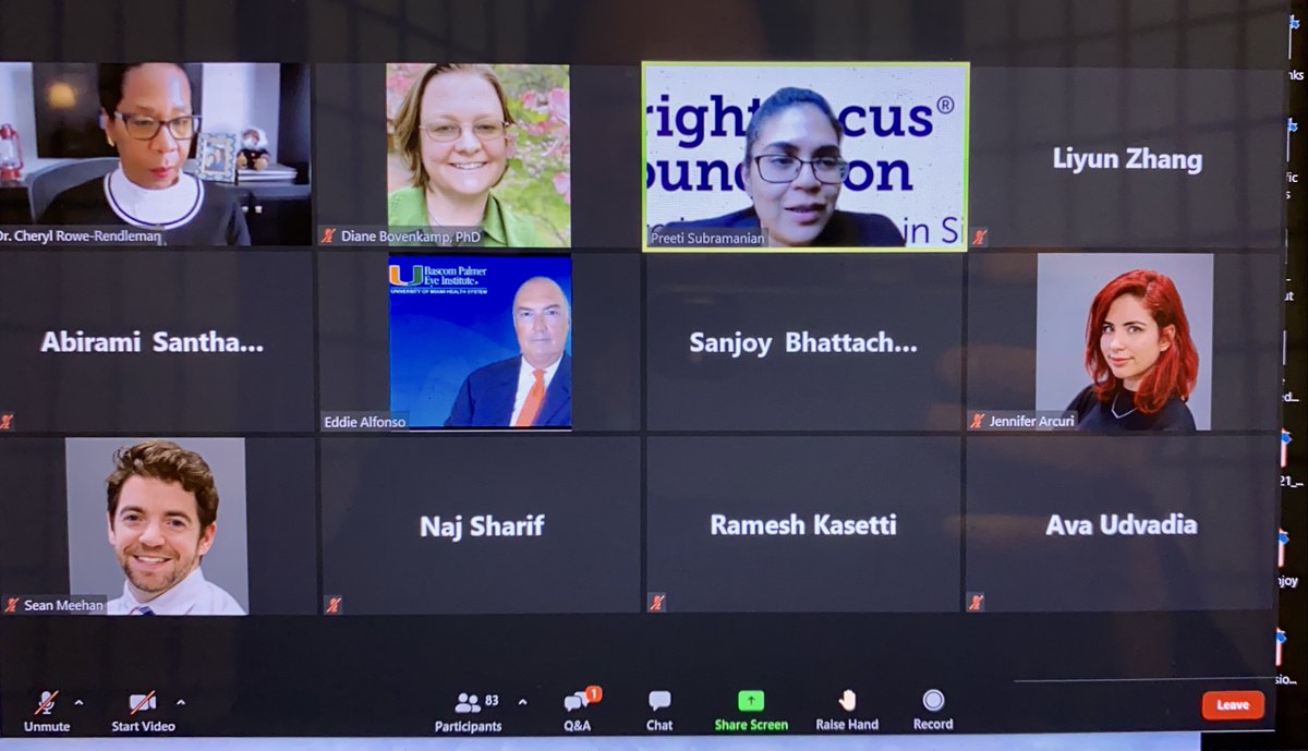 _BrightFocus's tweet photo. On Wed Mar 4, at the BrightFocus-sponsored #AOPT2021 plenary session https://t.co/aRGCgyQfi7, Dr. Preeti Subramanian @PreetiSub outlined the innovative glaucoma & macular degeneration research we fund.
Applications will open in a few months: https://t.co/fz5FXEY1Ja https://t.co/GqgjcQZhiK