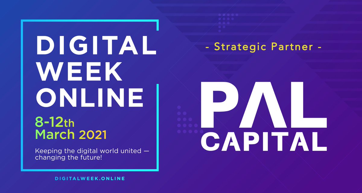 PALcapital's tweet photo. Join @PALcapital at Digital Week Online @week_online
Mar 8-12, 2021.
Register: https://t.co/UPwJLjl99D
Use code: DWOSPK50
#digitalweekonline #fintech #innovation #defi #blockchain #investments #cryptocurrency @jfhaft @JanieBlock https://t.co/9nXowpVjLp