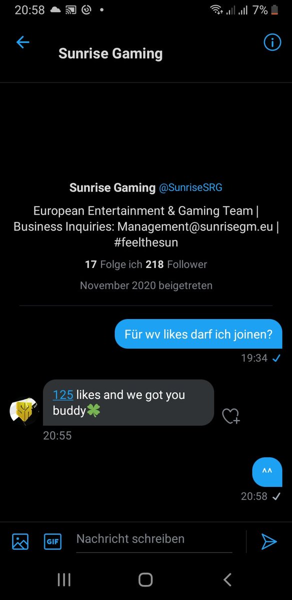 7SkyZz_'s tweet image. Folge jeden einzelnen zurück