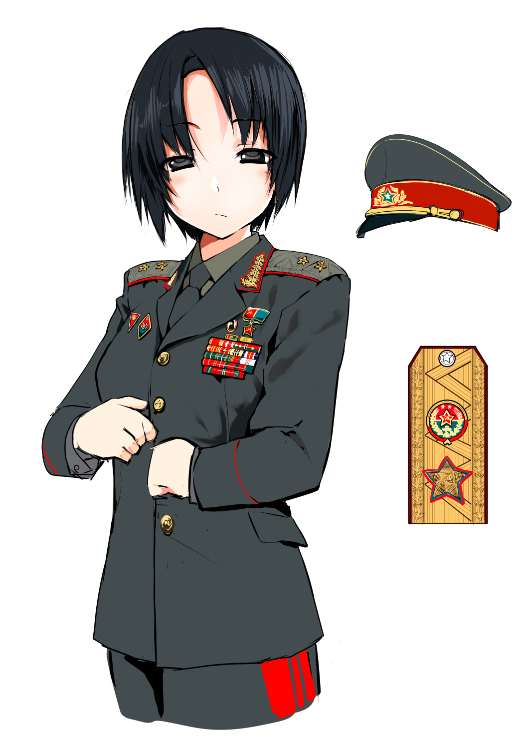 BWドイツ軍/連邦軍＊1957年制定＊夜会服/礼装用6連