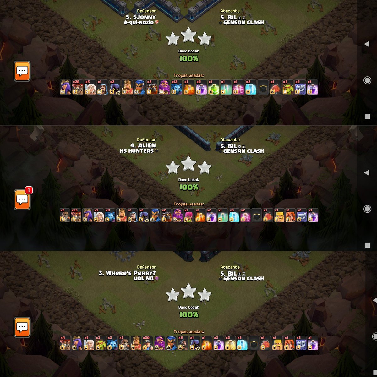 Apesar da derrota no round 4 deixei meu 3/3, agora é esperar próxima Queso cup e focar nos demais campeonatos 🧐 <a href="/ClashGensan/">GENSAN CLASH</a>