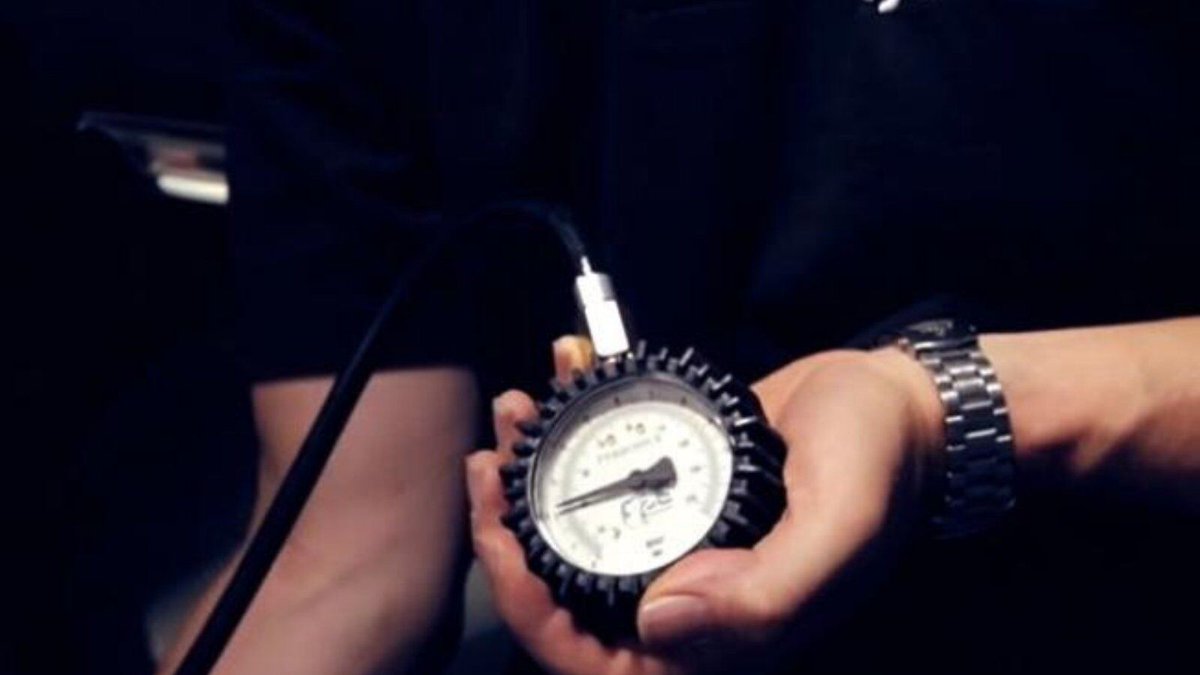 Remember tyre pressure must be checked when tyres are cold.  The pressure inside your tyres naturally increases as they heat up, so if you set your pressures when your tyres are already warm, their pressure will probably be too low.