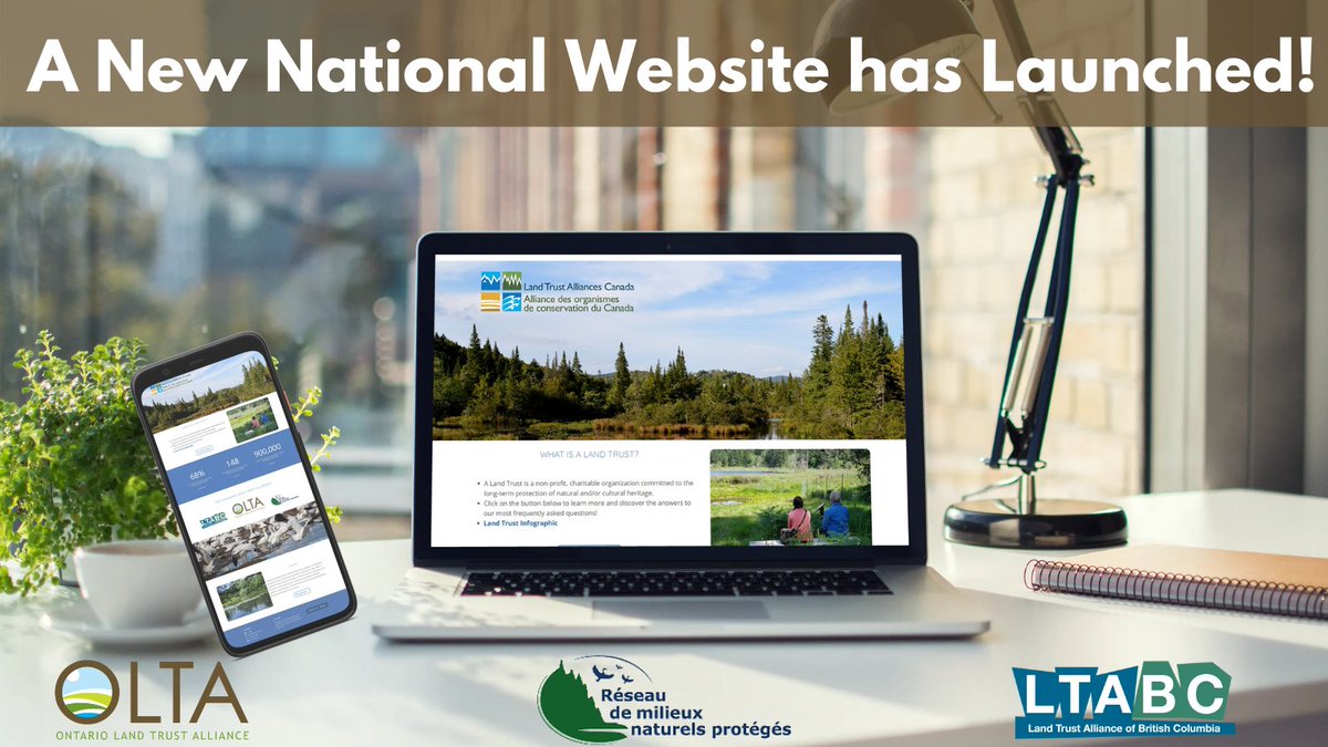 OLTA, <a href="/landtrustbc/">Land Trust BC</a> , and  <a href="/rmnproteges/">RMNAT</a> are pleased to launch a new national website for LTs: ltacanada.ca
 
The new website offers a variety of resources for land trusts, including a National Standards &amp; Practices Capacity Building Resource Library!