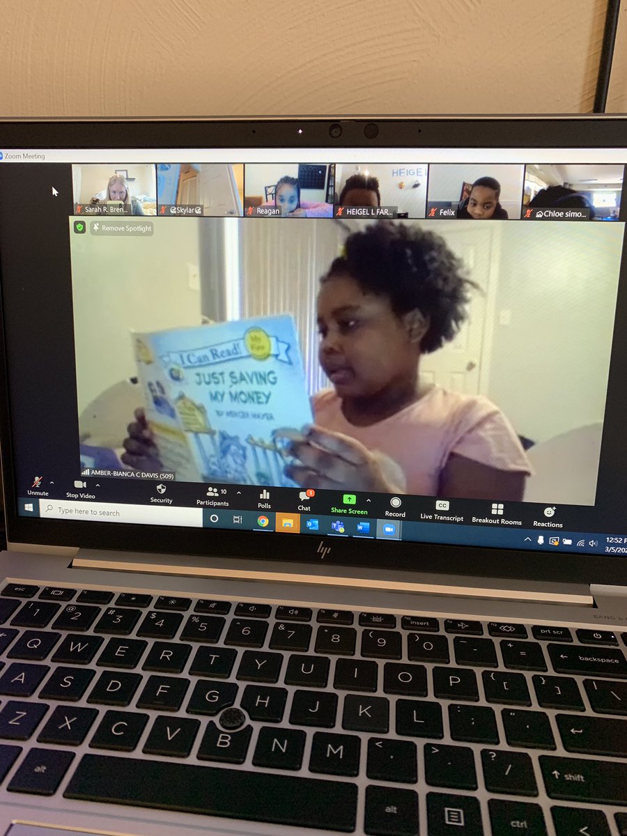 breneman_ms's tweet image. Fun Friday included our student read aloud! What a great job she did reading to our students about ways to save money to buy the toys you want! #proudteacher #NESmatters