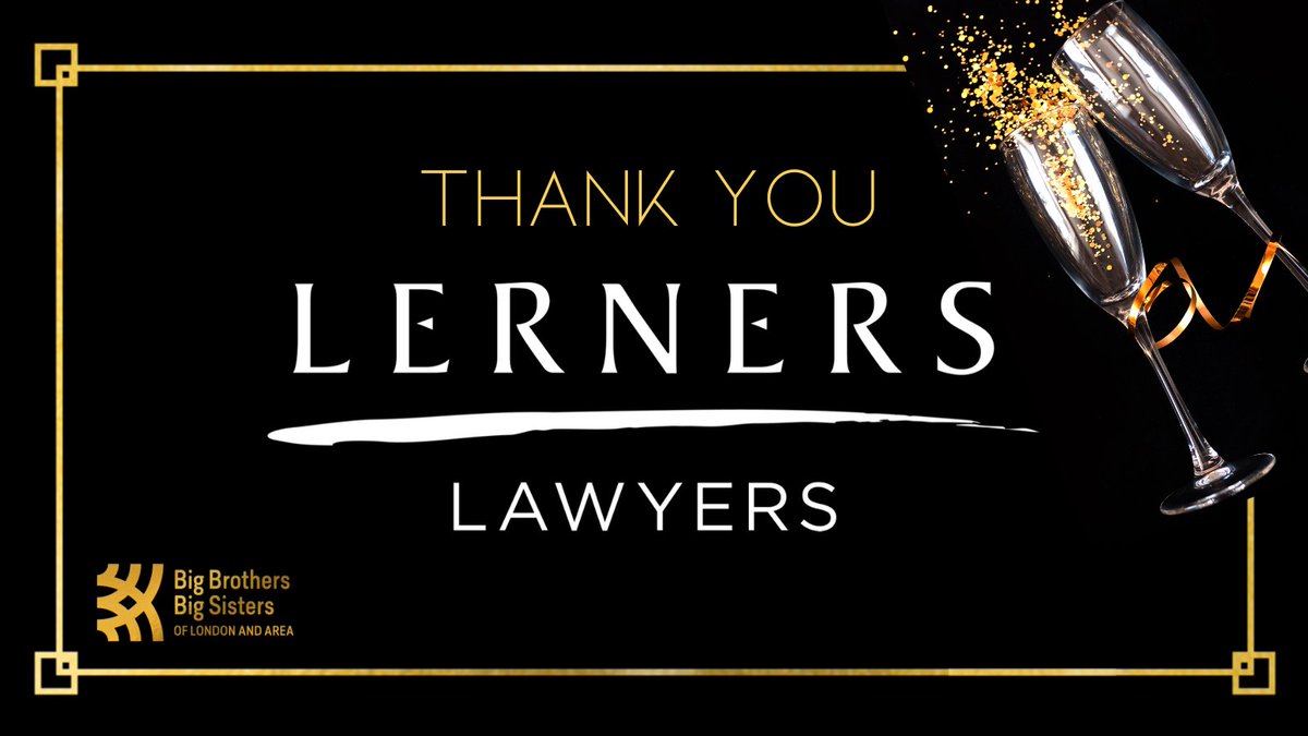 BBBSLDN's tweet photo. Thank you @LernersLLP for being a Big Bash sponsor! Lerners has been with us from the very beginning, donating both their money and their time. In fact, this year's Big Bash Chair, Hilary Leitch, is a Lerners lawyer.
#BiggerTogether #LdnOnt #LdnEnd #BigBash2021 #Fundraiser https://t.co/M7IgzVtOHV