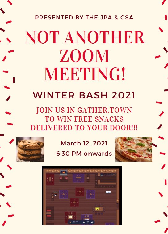 Join us next Friday for the Winter Bash!!
<a href="/GsaJefferson/">GSA at Jefferson</a>