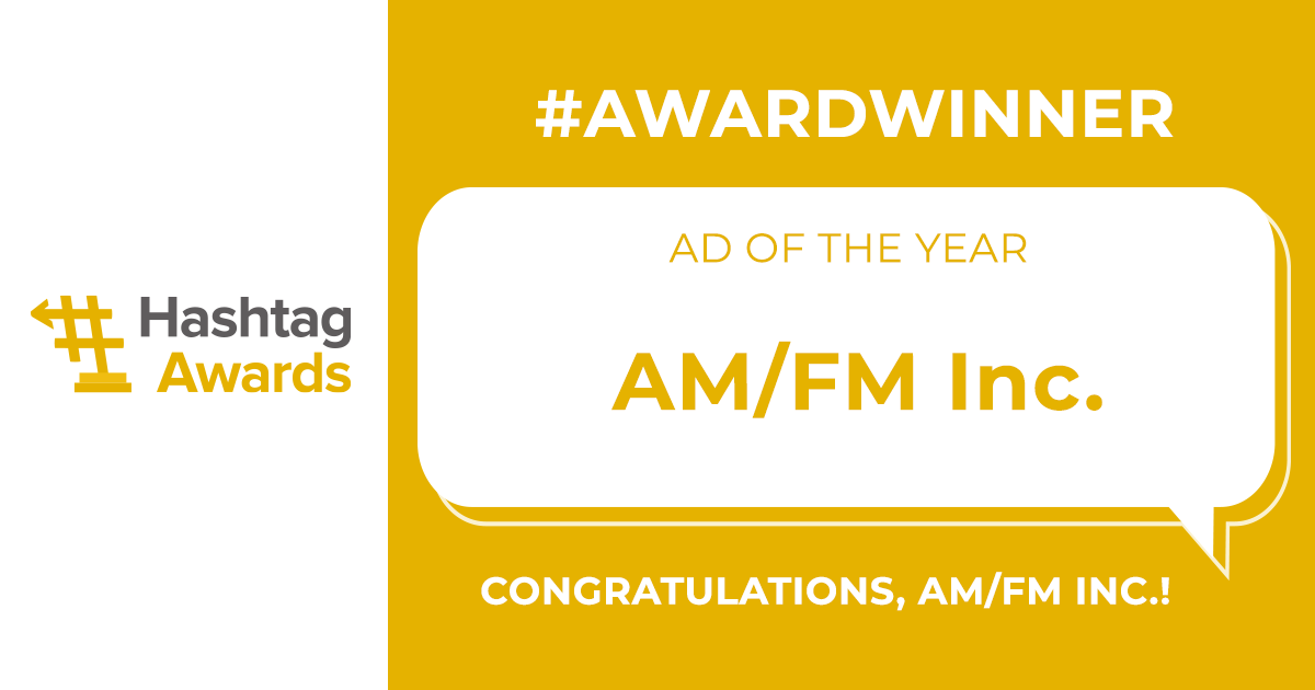 MarketingNewsC2's tweet photo. Congratulations @AMFMyeg! #HashtagAwards https://t.co/8QBZSagqsJ