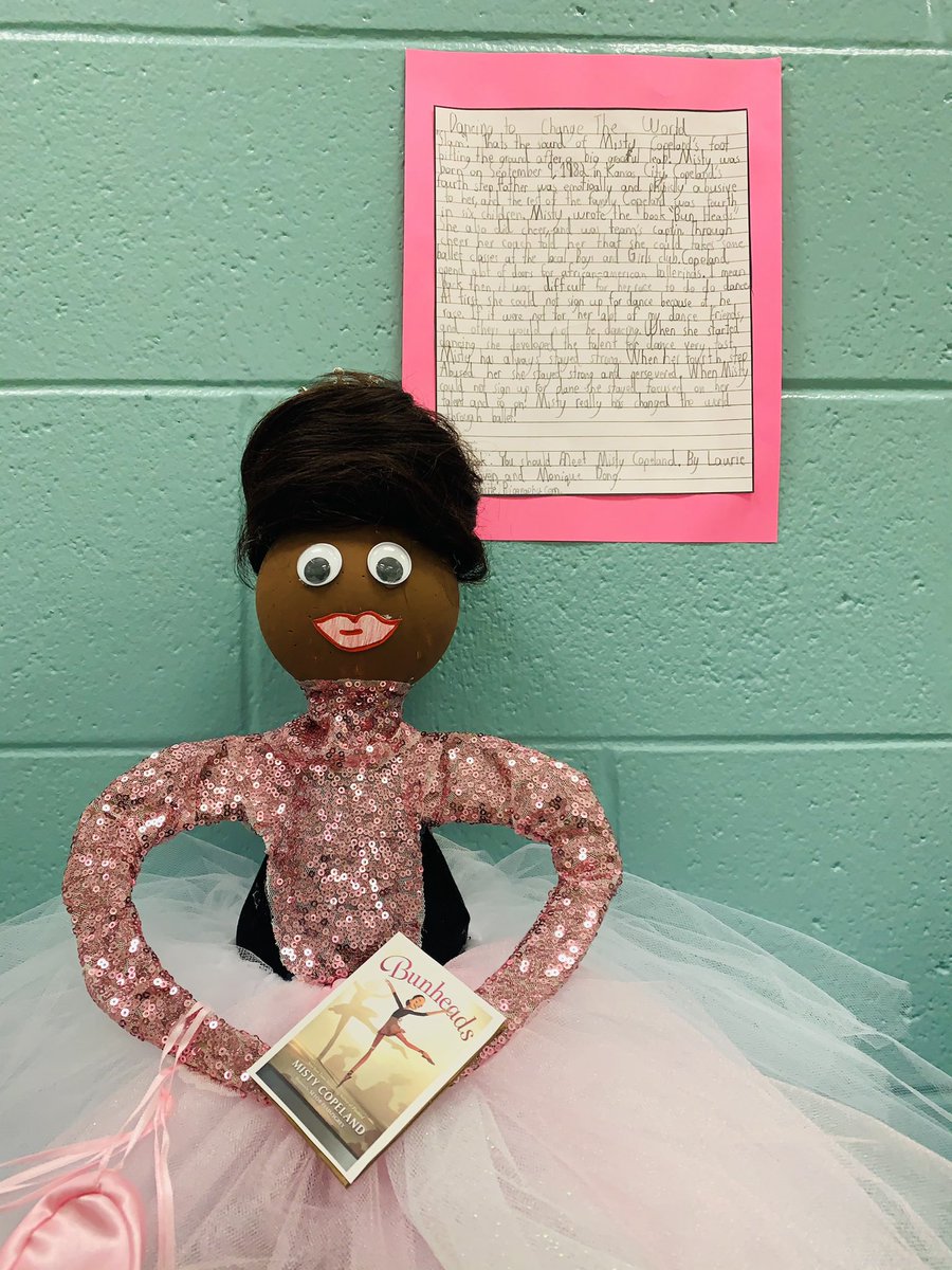 Christner_SWE's tweet photo. The @HumbleISD_SWE library has turned into a museum! So proud of my 4th graders &amp; their Biography Projects! These expository essays are proof of their growth as writers! @ElizabethFagen https://t.co/7LGdOBZDyv