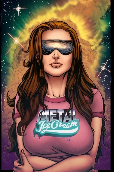 FYFGame's tweet photo. #MeetYourFriends: Jennifer Krush

From Metal Ice Cream

Written and Illustrated by @DanComicLeister

https://t.co/MHI8l2dLs0

The only survivor of a space pirate attack, Jennifer has to make a daring escape onto a mysterious ship.

#MetalIceCream #TabletopGaming #IndieGame https://t.co/N3qIHxF2k7