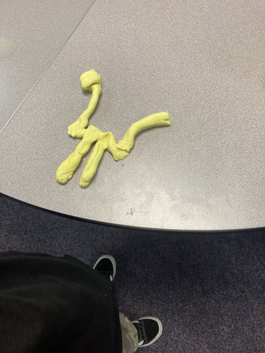 We have some budding paleontologists at #Cainhoy after researching #MaryAnning. They made fossils and dinosaurs from <a href="/Crayola/">Crayola</a> @CrayolaEdu #modelmagic. #WomensHistoryMonth