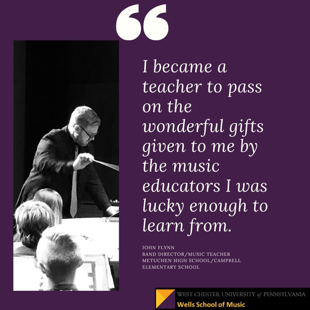 I am honored to be featured by the Wells School of Music <a href="/WCUofPA/">West Chester University</a> in celebration of #MIOSM I wouldn’t be the educator I am today, or the one I hope to be in the future without the #incomparable educators and classmates that I had at West Chester!
#ramsup