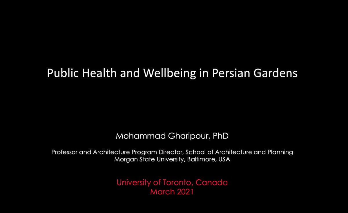 GustaSymposium's tweet photo. The #MatrixOfMobility keynote by Professor Mohammad Gharipour (Morgan State University) is happening now! Learn about how public health shaped Islamic cities. Join us at https://t.co/0IUyIpDvVo @uoftgusta @ArtHistory_uoft https://t.co/VNBz82Vush