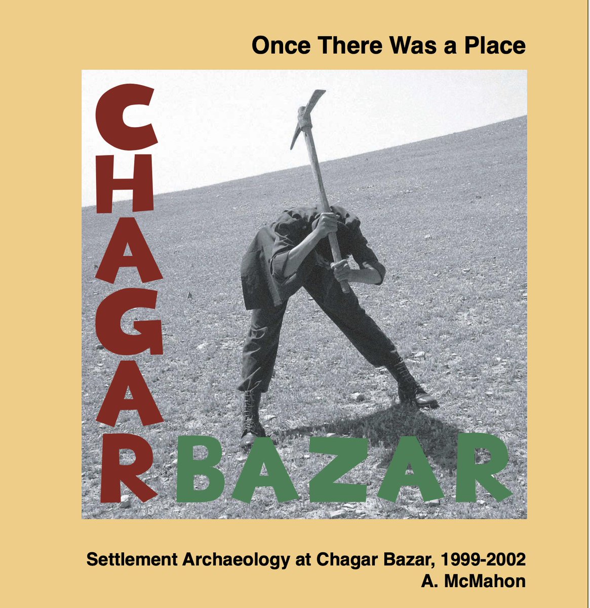 jiokhwa's tweet photo. Really appreciate the completely out-of-left-field homage to The Clash on the cover of this archaeological report of Chagar Bazar https://t.co/qURHp5mWKr